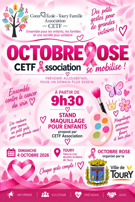 Affiche Octobre Rose